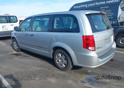 2012 Dodge Grand Caravan Se z USA, uszkodzony, nr VIN 2C4RDGBG7CR216243